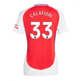 Arsenal Riccardo Calafiori #33 Hjemme skjorte til dame 2024-25 Kortermet